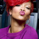Rihanna's Bold Red Hair